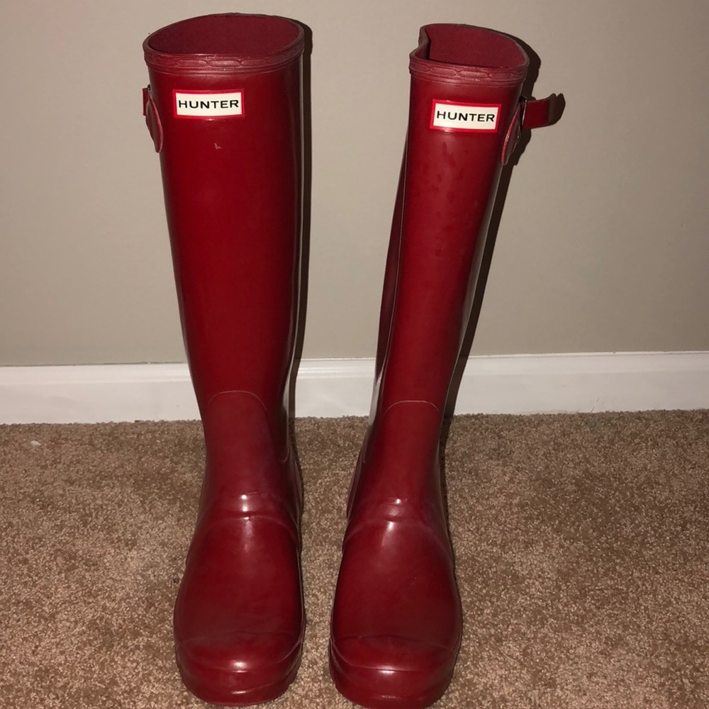 Red Hunter Boots
